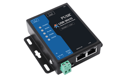 USR IOT IoT Comms Industrial RS232 RS485 Serial to WiFi & dual Ethernet Converter USR-W610 Qualcomm