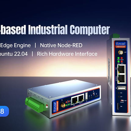 USR IOT IOT Edge Gateway USR-EG228 Industrial Fanless Computer Ubuntu OS Edge Computing Gateway