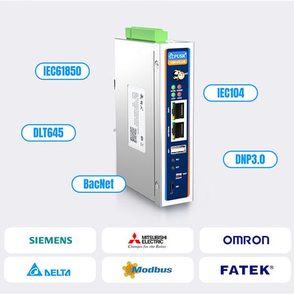 USR IOT IOT Edge Gateway USR-EG228 Industrial Fanless Computer Ubuntu OS Edge Computing Gateway