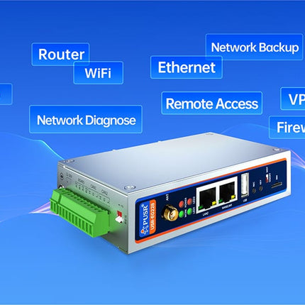 USR IOT IOT Edge Gateway USR-EG228 Industrial Fanless Computer Ubuntu OS Edge Computing Gateway