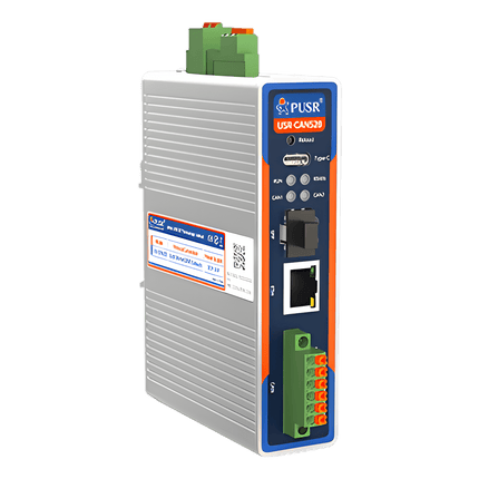 USR IOT Serial Comms USR-CAN528 CAN/Serial CAN(FD) to Ethernet/Fiber Optic Converter