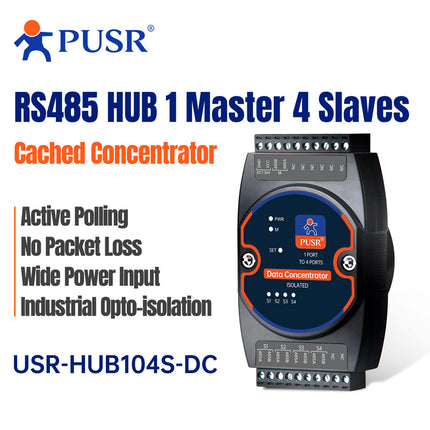 USR IOT Serial Comms USR-HUB-S Industrial RS485 RS232 RS422 TTL Hub