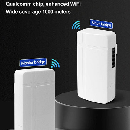 USR IOT Wireless Bridge ST208E Tiny-Size 2.4Ghz Wireless Bridge Pair 1Km Transmission (2 Pcs)