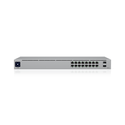Ubiquiti UniFi USW-16-POE Ethernet Switch 16 Port Gigabit Switch 8 PoE and 2 SFP