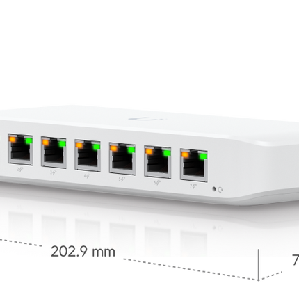 Ubiquiti UniFi USW-ULTRA-60W 8 Port Ethernet Switch 60W 7 PoE Switch