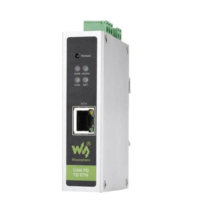 Waveshare CAN BUS CAN FD to ETH Protocol Converter Bidirectional DIN-Rail