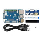 Waveshare CM4-IO-BASE-B + USB HDMI Adapter Mini Base Board (B) for Raspberry Pi Compute Module