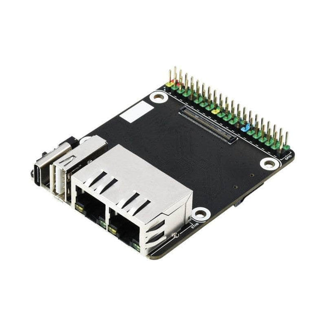 Waveshare IoT Board the Base Board Only Mini Dual Gigabit Ethernet Mini-Computer Raspberry Pi Compute Module 4