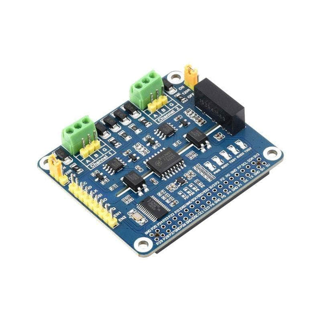 Waveshare Raspberry Pi 2-Channel Isolated RS485 Expansion HAT for Raspberry Pi