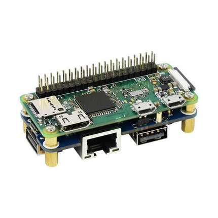 Waveshare Raspberry Pi Ethernet / USB HUB HAT (B) for Raspberry Pi Series, 1x RJ45, 3x USB 2.0