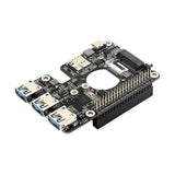 Waveshare Raspberry Pi PCIe to M.2 4G/5G And USB 3.2 HAT for Raspberry Pi 5