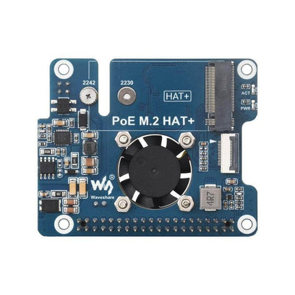 Waveshare Raspberry Pi PCIe To M.2 Adapter With PoE Function For Raspberry Pi 5