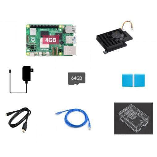 Waveshare Raspberry Pi Raspberry Pi 5 4GB RAM Starter Kit