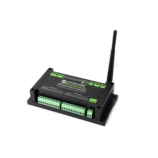 Waveshare Serial Cable Industrial ESP32-S3 8-Channel Digital Input & Output 32-bit POE