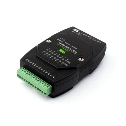 Waveshare Serial Comms Industrial USB to 8CH RS485 Converter Rail-Mount