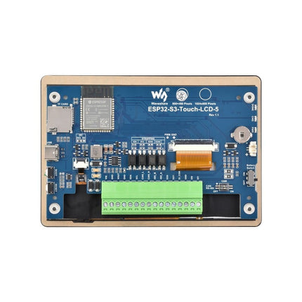 Waveshare Touch Display ESP32-S3 5-inch Touch Display Development Board 32-Bit LX7 Dual-Core Processor