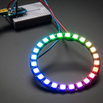 Adafruit Neopixels Adafruit NeoPixel Ring - 16 x 5050 RGB LED with Integrated Drivers