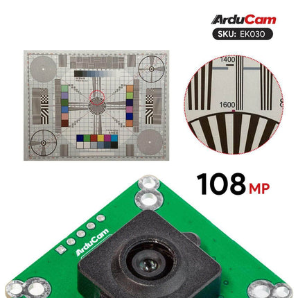Arducam Camera Arducam 108MP USB 3.0 Camera Evaluation Kit, Motorised Focus EK030