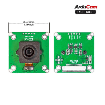 Arducam Camera Arducam 108MP USB 3.0 Camera Evaluation Kit, Motorised Focus EK030