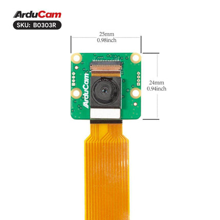 Arducam Camera Arducam 12.3MP 477M MINI Wide Angle Camera for Raspberry Pi B0303R