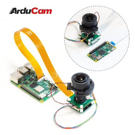 Arducam Camera Arducam 12MP IMX477 Pan Tilt Zoom (PTZ) IR-Cut Camera (B016712MP)