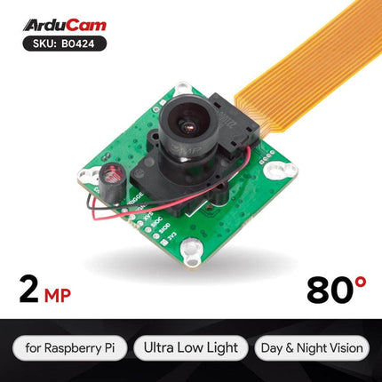 Arducam Camera Arducam 2MP Ultra Low Light STARVIS IMX290 Motorized IR-CUT Camera B0424