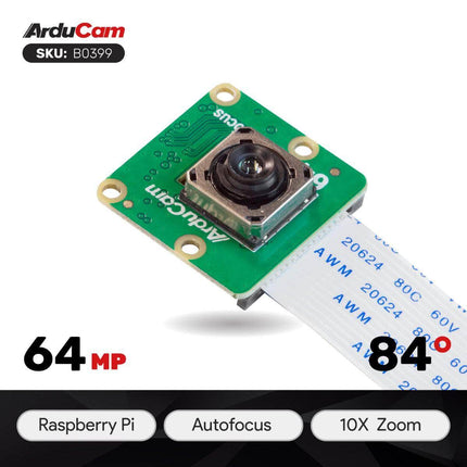 Arducam Camera Arducam 64MP Autofocus Camera Module for Raspberry Pi B0399