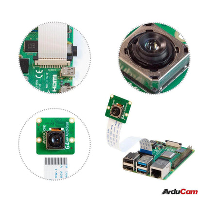 Arducam Camera Arducam 64MP Autofocus Camera Module for Raspberry Pi B0399