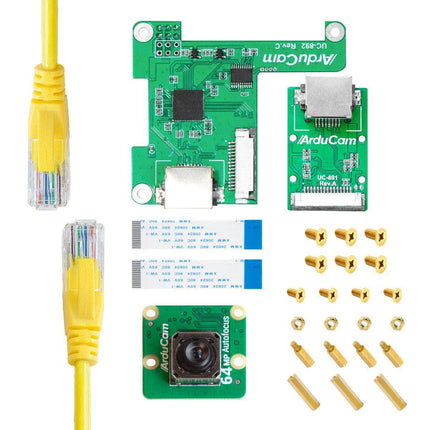 Arducam Camera Arducam 64MP Camera and Cable Extension Kit for Raspberry Pi
