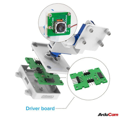 Arducam Camera Arducam 64MP Camera and Pan-Tilt Kit for Raspberry Pi