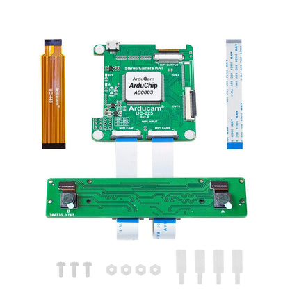 Arducam 8MP Synchronized Stereo Camera Bundle Kit for Raspberry Pi (B0195S8MP)
