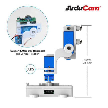 Arducam Camera Arducam Camera Pan Tilt Platform for Raspberry Pi Jetson B0283