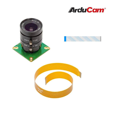 Arducam Camera Arducam HQ Camera 12.3MP IMX477 6mm CS-Mount Lens Raspberry Pi B0249