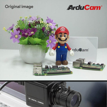 Arducam Camera Arducam HQ USB Camera 12MP IMX477 6mm CS-Mount Lens, Tripod B0280