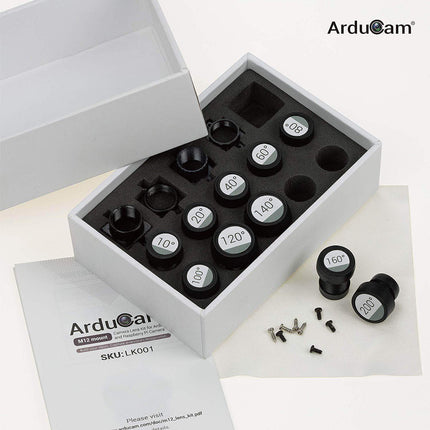 Arducam Camera Arducam M12 Mount Lens Kit for Raspberry Pi and Arduino Cameras