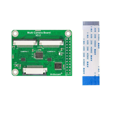 B012001 Arducam Multi Camera Adapter module V2.2 for Raspberry Pi compatible with Arducam MIPI Cameras