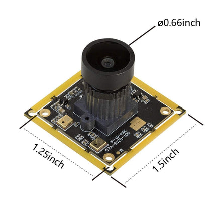 B0200 Arducam 1080P IMX291 Low Light Wide Angle USB Camera Module with Microphone