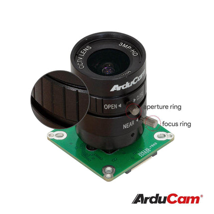 B0240 Arducam 12.3MP Camera for Raspberry Pi IMX477 CS Lens