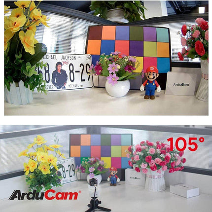 Arducam Camera B0268 Arducam 16MP Wide Angle USB Camera IMX298 Mini UVC 4K Video Webcam