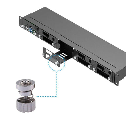 Arducam Camera Raspberry Pi Rackmount Complete Enclosure PoE Supports 5 RPis