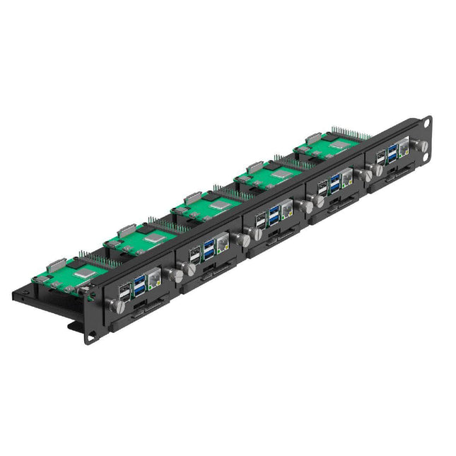 Arducam Camera Raspberry Pi Rackmount PoE SSD Bracket Supports 5 RPis