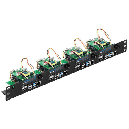 Arducam Raspberry Pi Raspberry Pi Ultimate Rackmount PoE OLED Display Power and Cooling Fan