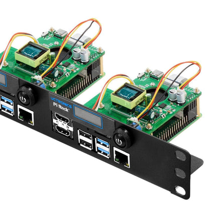 Arducam Raspberry Pi Raspberry Pi Ultimate Rackmount PoE OLED Display Power and Cooling Fan