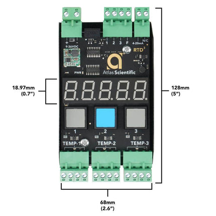 Atlas Scientific Temperature Sensor Industrial RTD Temperature Kit - Atlas Scientific
