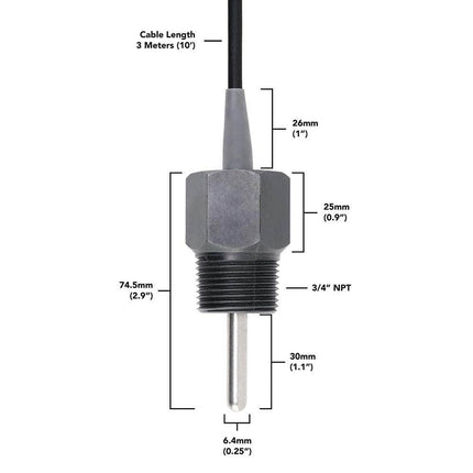 Atlas Scientific Temperature Sensor Industrial RTD Temperature Kit - Atlas Scientific