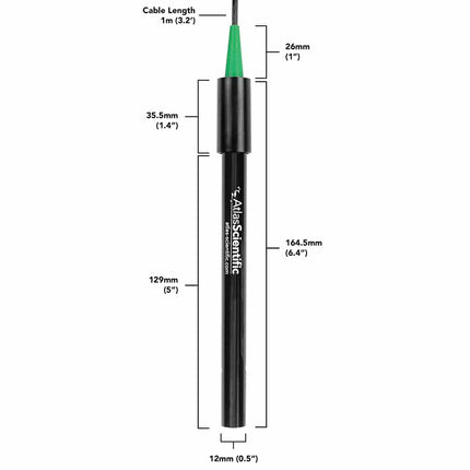 Atlas Scientific Water Quality Conductivity Probe K 10 - Atlas Scientific