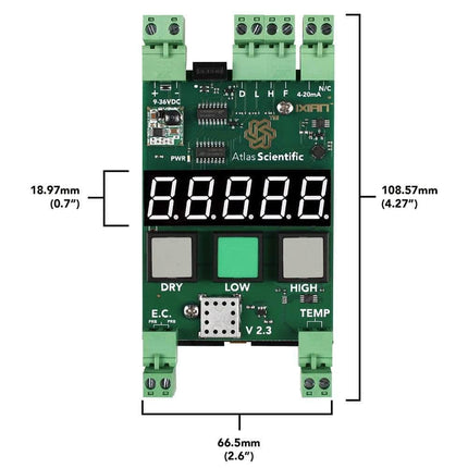 Atlas Scientific Water Quality IXIAN™ Conductivity Transmitter - Atlas Scientific