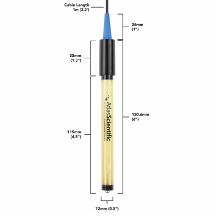 Atlas Scientific Water Quality Lab Grade ORP Probe - Atlas Scientific