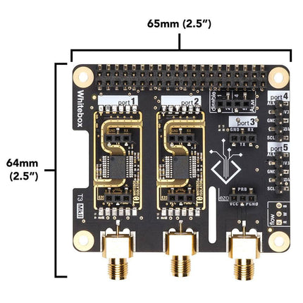 Atlas Scientific Water Quality Whitebox T3 Multi Sensor HAT for Raspberry Pi - Atlas Scientific