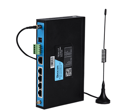 Bivocom IoT Comms Industrial 4G LTE Cellular WiFi Router 4-LAN - TR341 Series (AU Freq.)